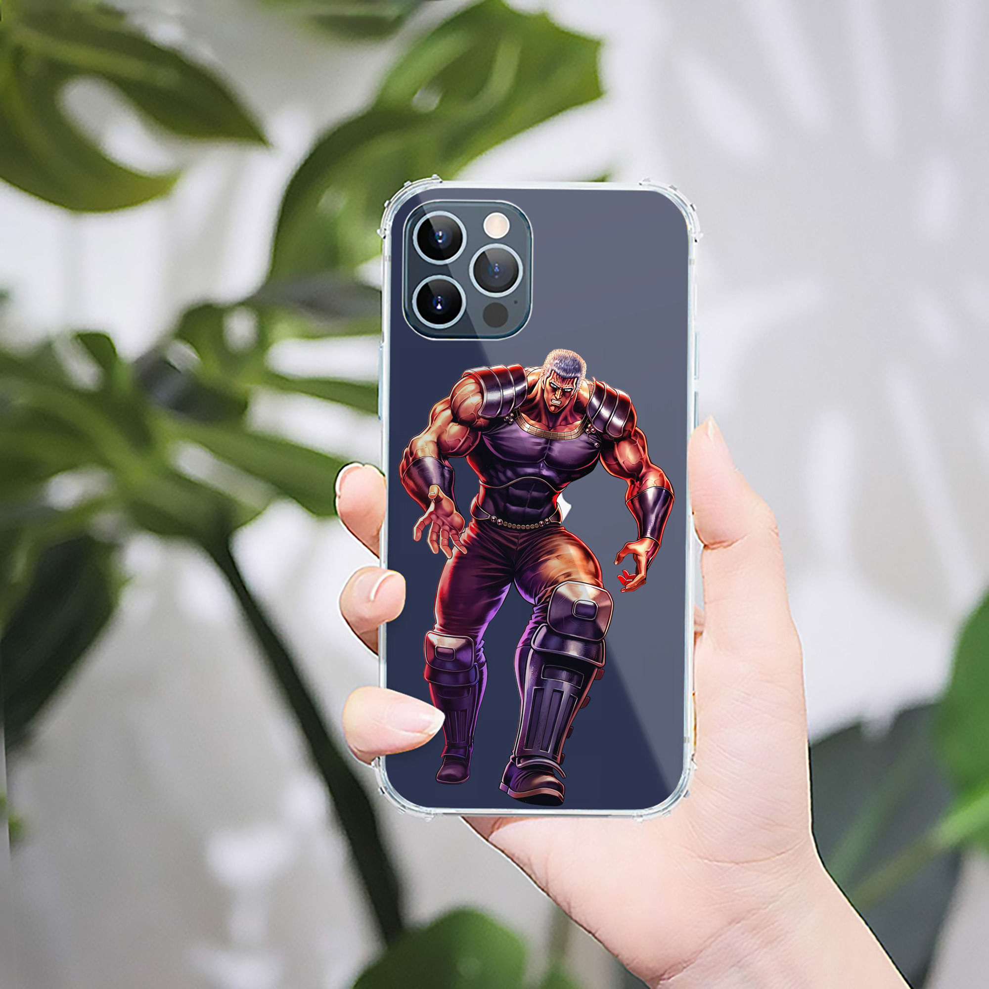 （画像用） 北斗の拳 Fist of the North Star 【iPhone 12シリーズ対応】透明スマホケース（クリアソフトケース）